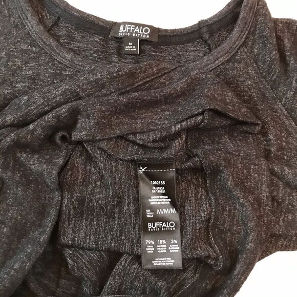 Buffalo David Bitton Mens Long Sleeve Knit Pull Over Size Medium - Picture 6 of 8